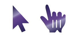 Purple Eggplant Gradient Cursor