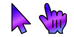 Purple Blue Gradient Cursor