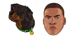 GTA 5 Franklin and Chop Cursor