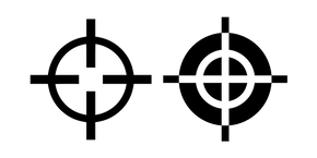 Gun Sight Cursor