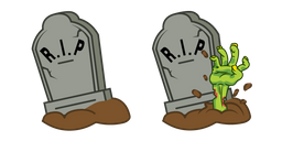 Halloween Grave and Zombie Hand Cursor