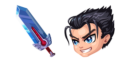 Hero Wars Galahad and Harunian Sword Cursor