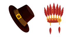 Thanksgiving Day Hats Cursor