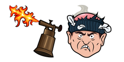 Home Alone Harry and Gasoline Blow Torch Cursor