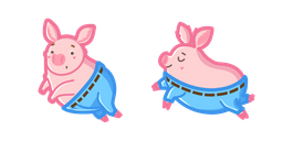 If a Cute Pig Wore Pants Cursor