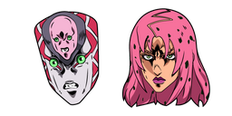 JoJo's Bizarre Adventure Diavolo and King Crimson Cursor