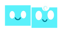 Just Shapes and Beats Cyan Cursor