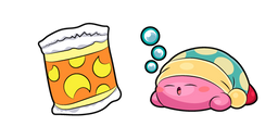 Kirby Sleep and Pillow Cursor