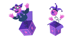 Purple Jack-in-the-Box Cursor