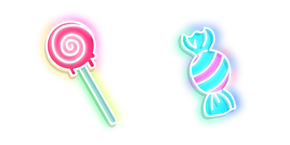 Neon Lollipop and Candy Cursor