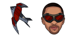 Captain America Falcon Redwing Cursor