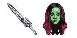 Guardians of the Galaxy Gamora and Sword Cursor