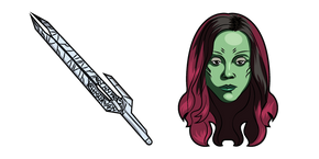 Guardians of the Galaxy Gamora and Sword Cursor