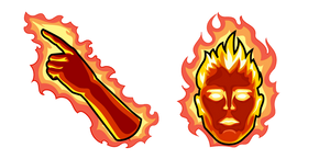Human Torch cursor