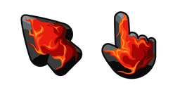 Materials Burning Charcoal Cursor