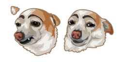 Eyebrows Dog Meme Cursor