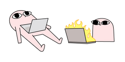 Ketnipz Laptop Meme Cursor