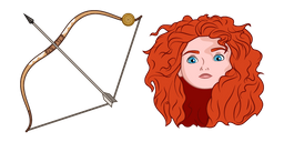 Brave Princess Merida and Bow Cursor