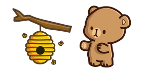 Milk & Mocha Mocha Bear and Beehive Curseur