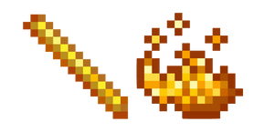 Minecraft Blaze Rod and Blaze Powder cursor