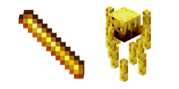 Minecraft Blaze Rod and Blaze Cursor