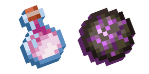 Курсор Minecraft Дыхание Дракона и Огненный Шар Дракона