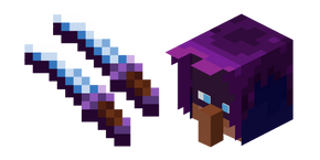 Minecraft Mystery Merchant and Fangs of Frost cursor