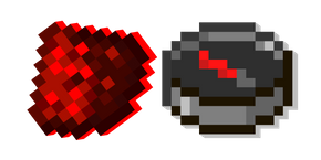 Minecraft Redstone Dust and Compass cursor