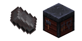 Minecraft Smithing Table and Netherite Cursor