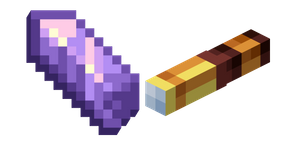 Minecraft Amethyst Shard and Spyglass Cursor