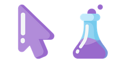 Minimal Laboratory Flask Cursor