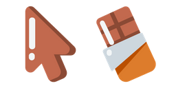 Minimal Chocolate Bar Cursor