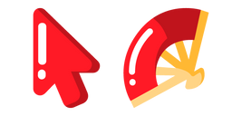 Minimal Hand Fan Cursor