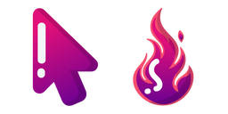Minimal Pink Flame Cursor