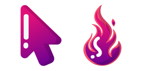 Minimal Pink Flame Cursor