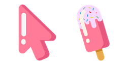 Minimal Glazed Ice Cream Cursor