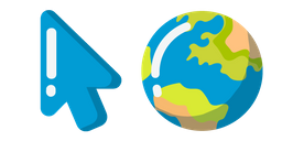 Minimal Planet Earth Cursor