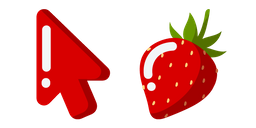 Minimal Strawberry Cursor