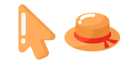 Minimal Summer Hat Cursor