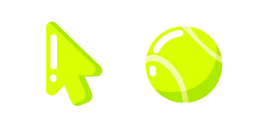 Minimal Tennis Ball Cursor