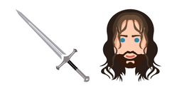 Lord of the Rings Aragorn II and Sword Cursor