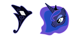 My Little Pony Princess Luna and Crown Cursor