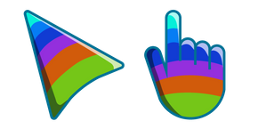 Negative Rainbow Cursor