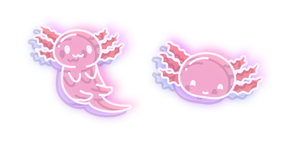 Neon Axolotl Cursor
