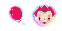 Neon Balloon and Pennywise Cursor