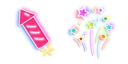 Neon Firework Cursor