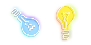 Neon Light Bulb Cursor