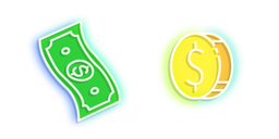 Neon Money Cursor