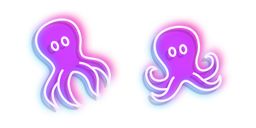 Neon Octopus Cursor