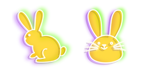 Neon Rabbit Cursor